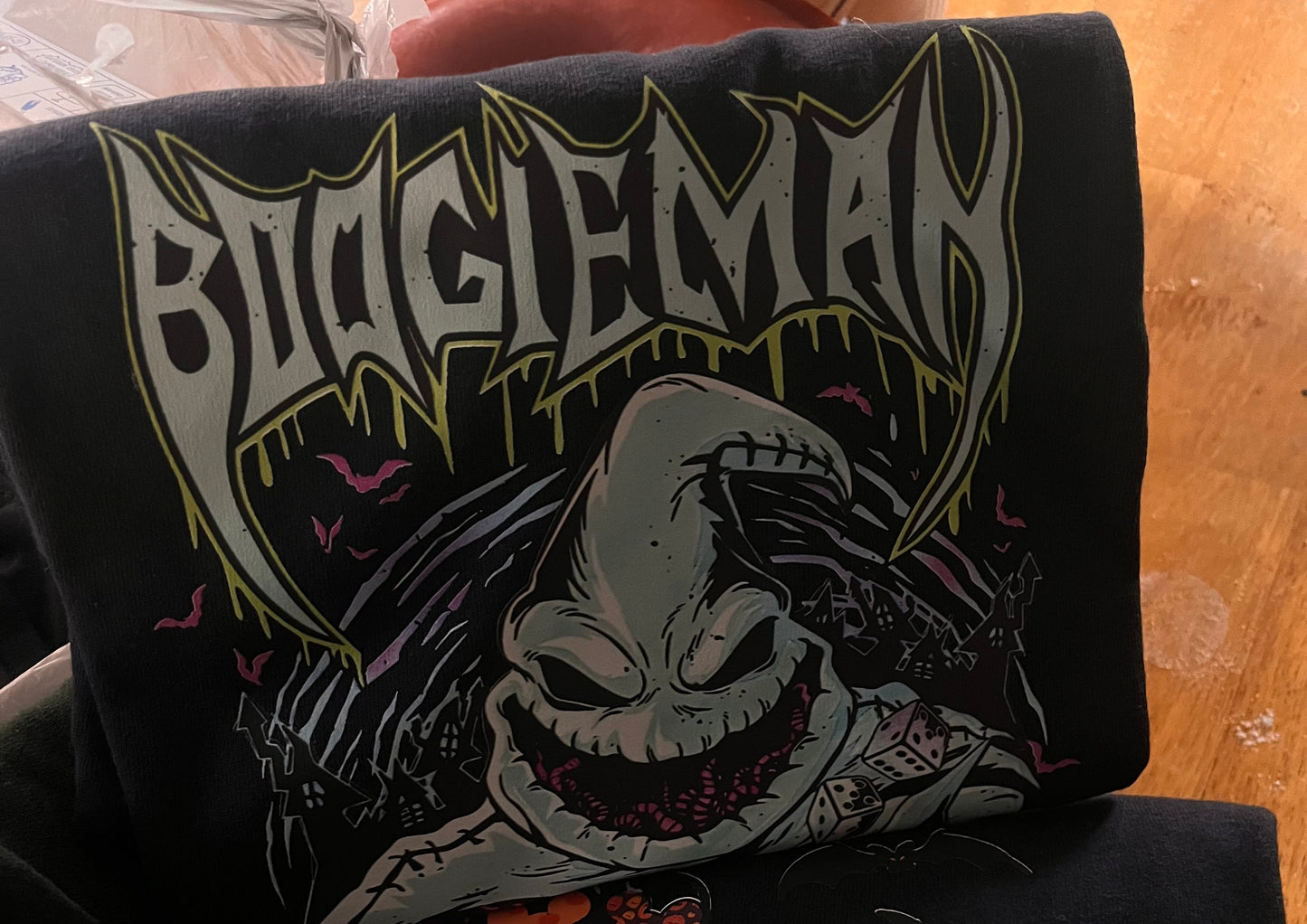 Oogie boogie Boogieman Printed Crewneck